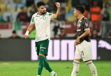 Palmeiras bate Fluminense e sai na frente por vaga na final da Libertadores